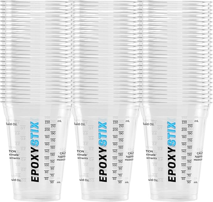 10oz Disposable Graduated Measuring Cups by EpoxyStix