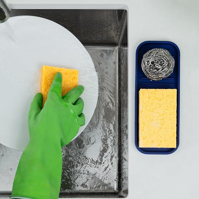 Zulay Kitchen Silicone Sponge Holder - Image 3