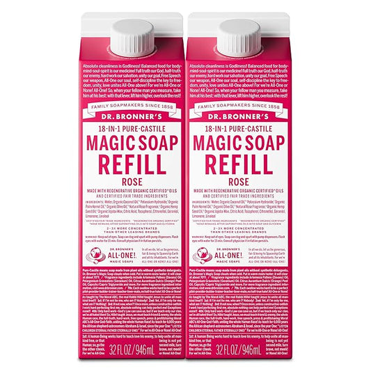 Dr. Bronner's Magic Soap-Pure-Castile Liquid Soap Refill-Regenerative Organic by DrBronners