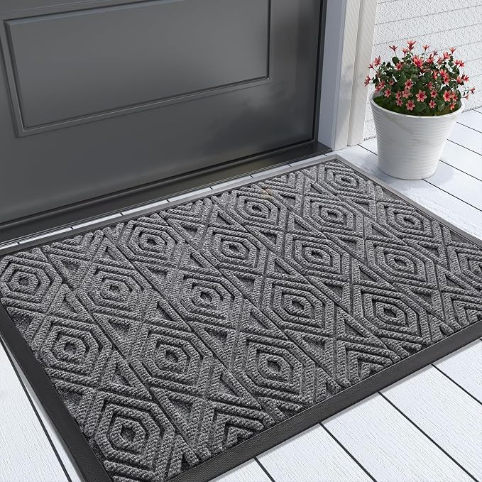 Yimobra Door Mat, Outdoor Indoor Entrance Welcome Mat, Heavy Entry Front Door by Yimobra