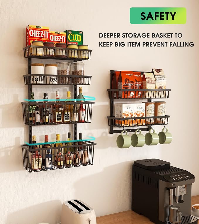 9-Tier Over The Door Pantry Organizer, Pantry Storage and Organization - Image 4