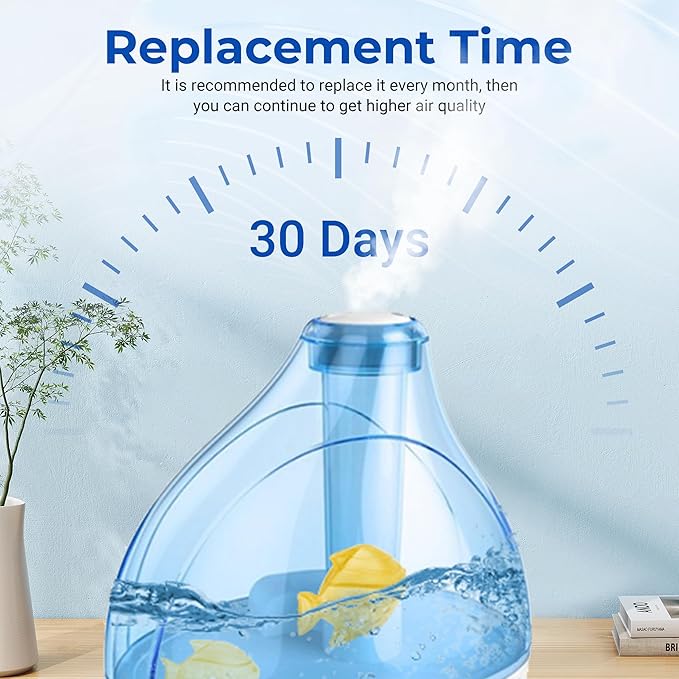 Funmit 6 Pack Universal Humidifier Cleaner Fish Compatible - Image 8