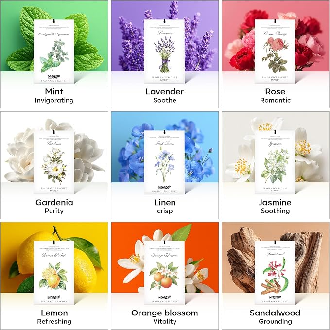 MYARO 12 Packs Linen Scented Sachets - Image 8