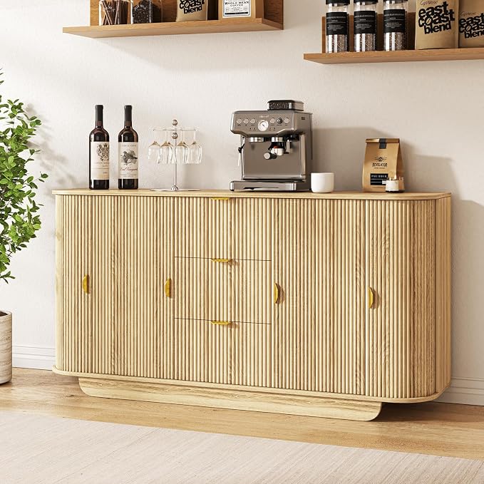 63" Tambour Dresser for Bedroom - Image 8