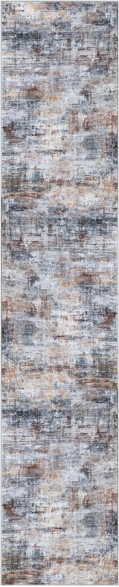 IOHOUZE Abstract Runner Rug 2x10 Ft Washable Runners - Image 9