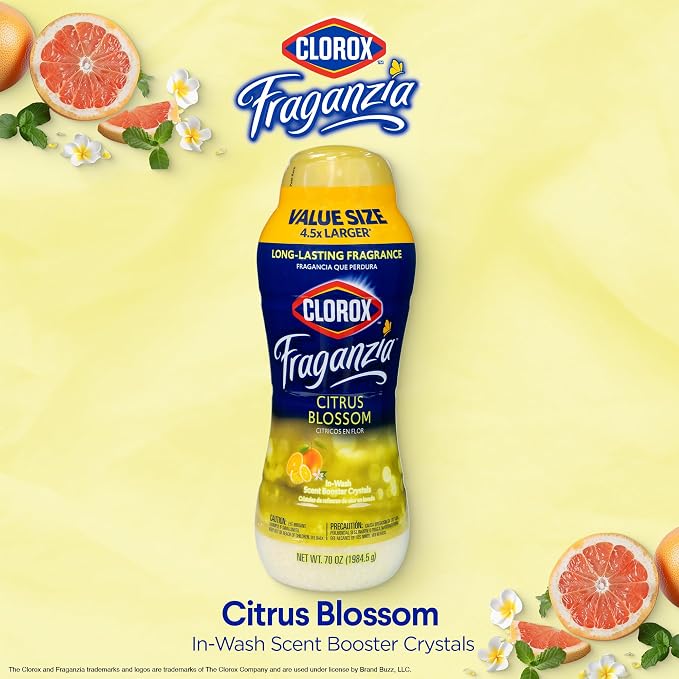 Clorox Fraganzia Laundry Scent Booster Crystals in Citrus Blossom Scent - Image 3