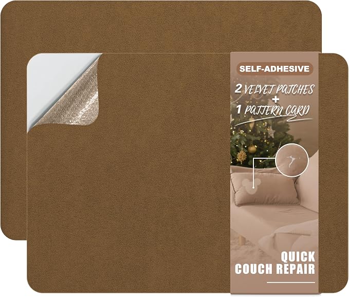 Azobur Fabric Couch Repair Patch 8.3 x 11 inches, Self-Adhesive Fabric Repair by Azobur