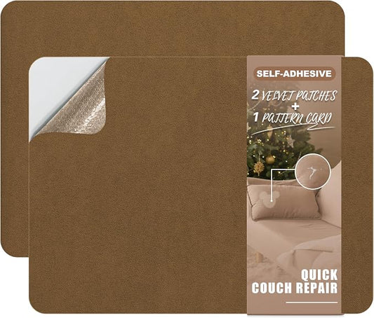 Azobur Fabric Couch Repair Patch 8.3 x 11 inches, Self-Adhesive Fabric Repair by Azobur