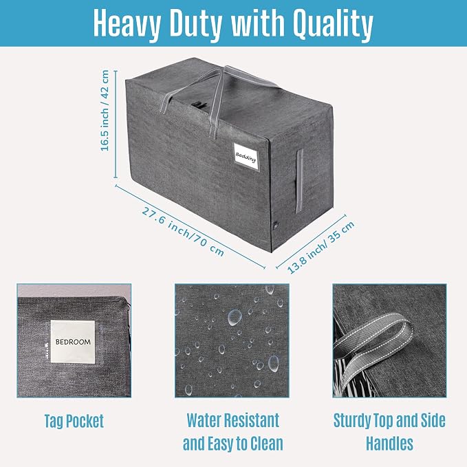 VENO 2 Pack Moving and Storage Bags, Heavy Duty, Alternative to Moving Boxes - Image 3