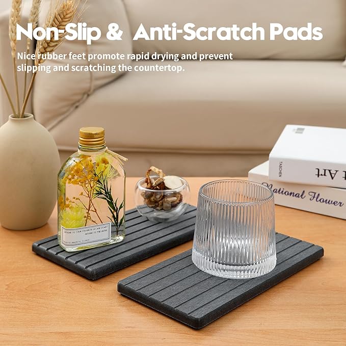 2PCS Diatomite Quick Stone Drying Tray Mat - Image 4