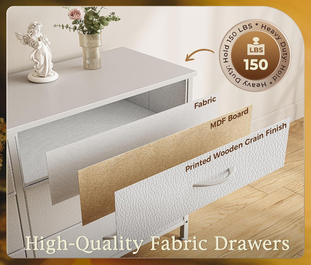 Huuger 94.5 Inch Extra Long Dresser for Bedroom, Large Dresser for Closet