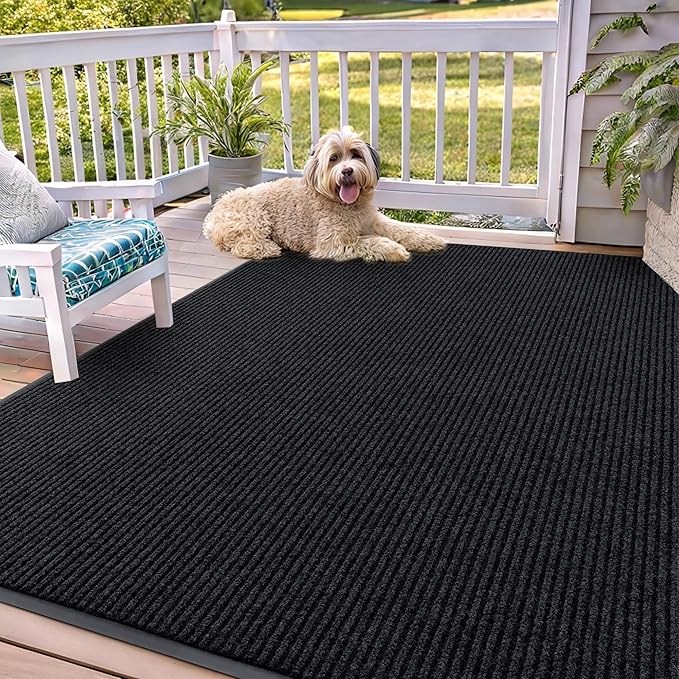 OLANLY Front Door Mat Indoor Outdoor Entrance, Waterproof Heavy Duty Doormat by OLANLY