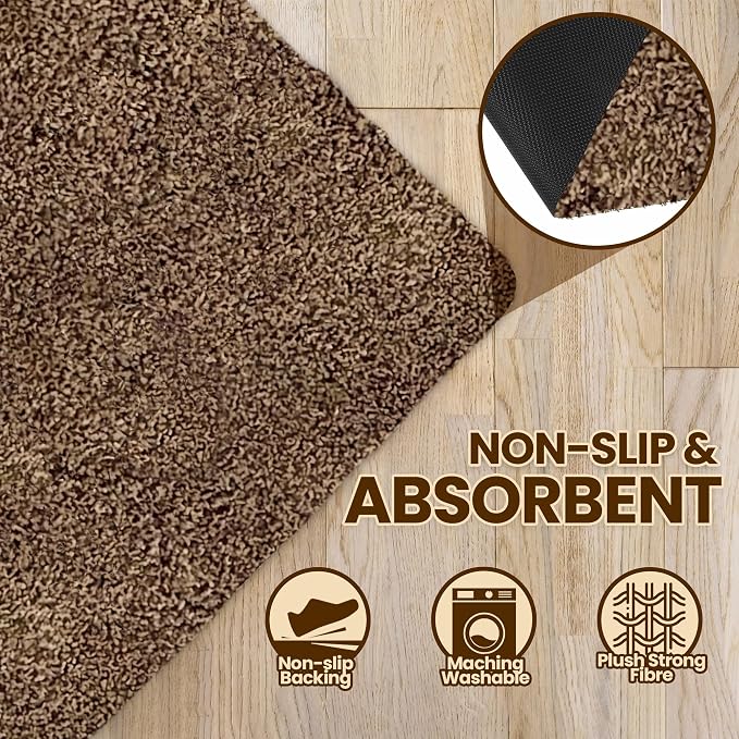 Premium Microfiber Indoor Door Mat – 32"x48" Washable Entry Mat, Waterproof - Image 5