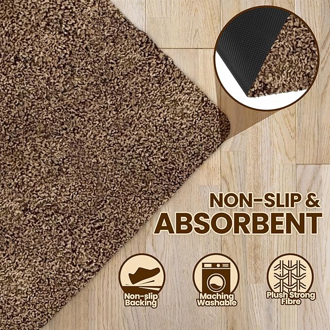 Premium Microfiber Indoor Door Mat – 24"x36" Washable Entry Mat, Waterproof - Image 5