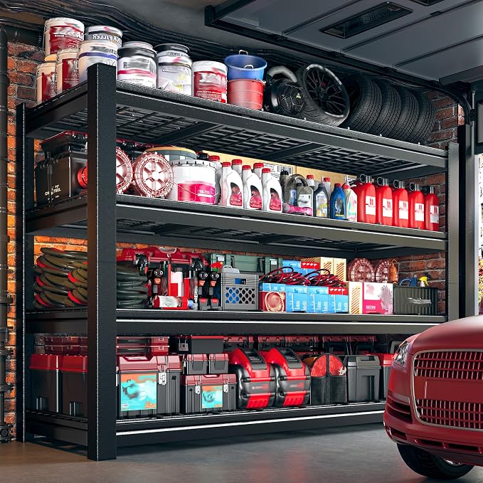 60.1" W Storage Shelves Extra Wide Metal Shelving 2500LBS Garage Shelving - Image 4