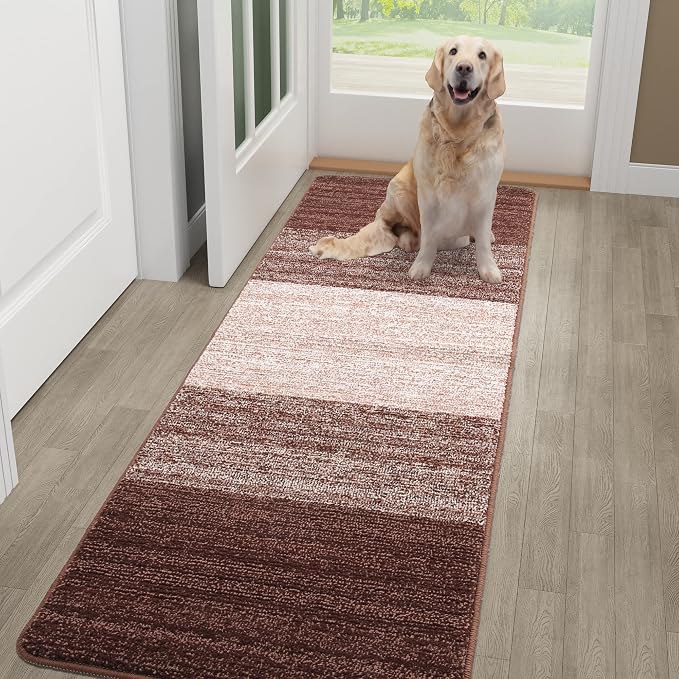 Kitinjoy Indoor Outdoor Door Mat, 59x20 Non-Slip Absorbent Dirt Trapper by Kitinjoy