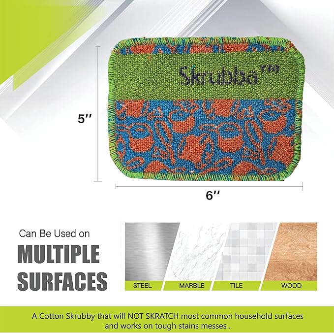 Wet-It Skrubba Non-Scratch Scouring Pad – European Scrubby Sponge - Image 5