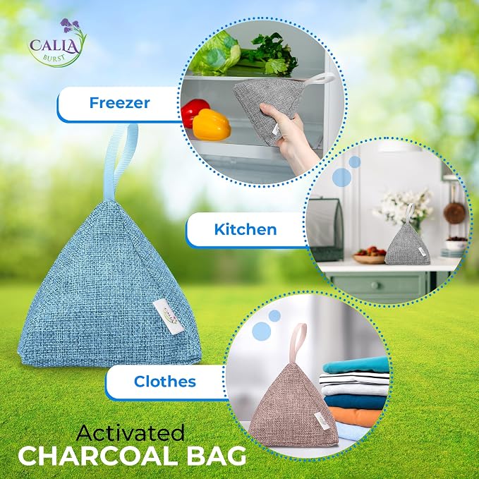 4 Pack Bamboo Charcoal Air Purifier Bags 200 Grams Each - Image 5