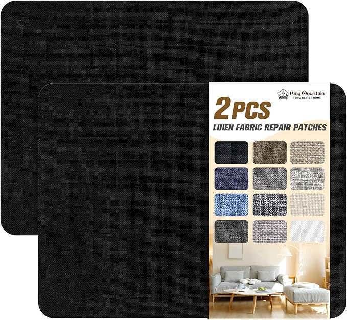 Fine Linen Repair Patches, Self-Adhesive Fabric Patches, 8x11 inch 2 PCS by ForABetterHomeLife