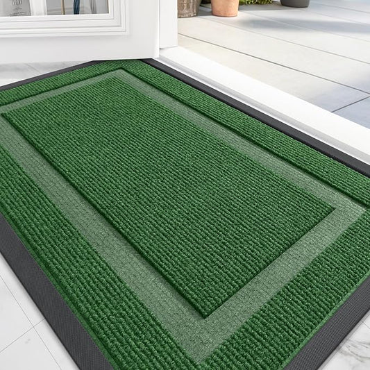 OLANLY Front Door Mat Indoor Outdoor Entrance, Waterproof All-Season, by OLANLY