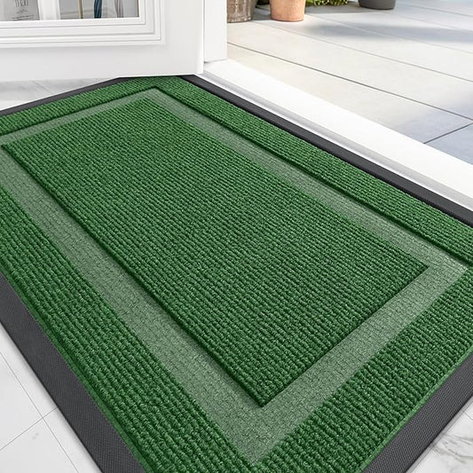 OLANLY Front Door Mat Indoor Outdoor Entrance, Waterproof All-Season, by OLANLY
