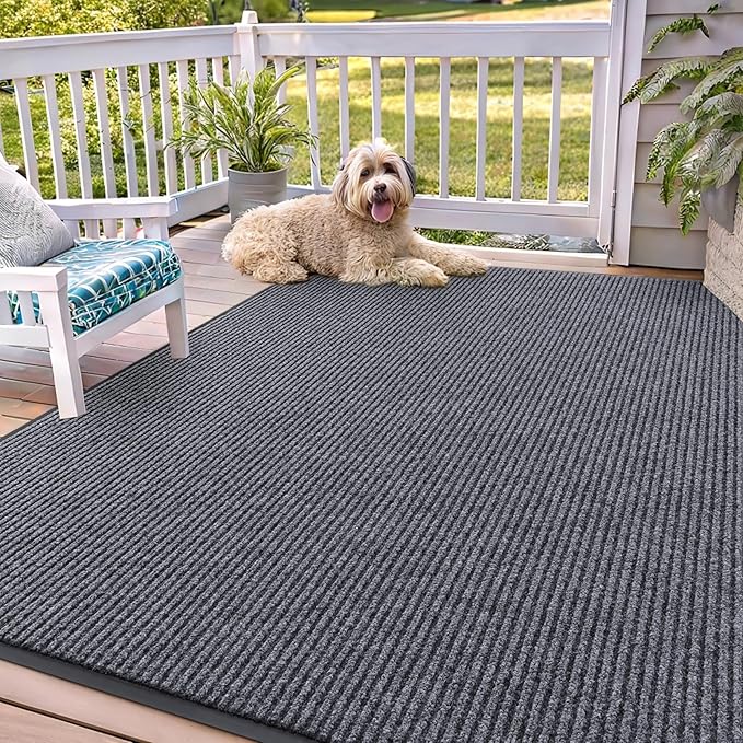 OLANLY Front Door Mat Indoor Outdoor Entrance, Waterproof Heavy Duty Doormat by OLANLY