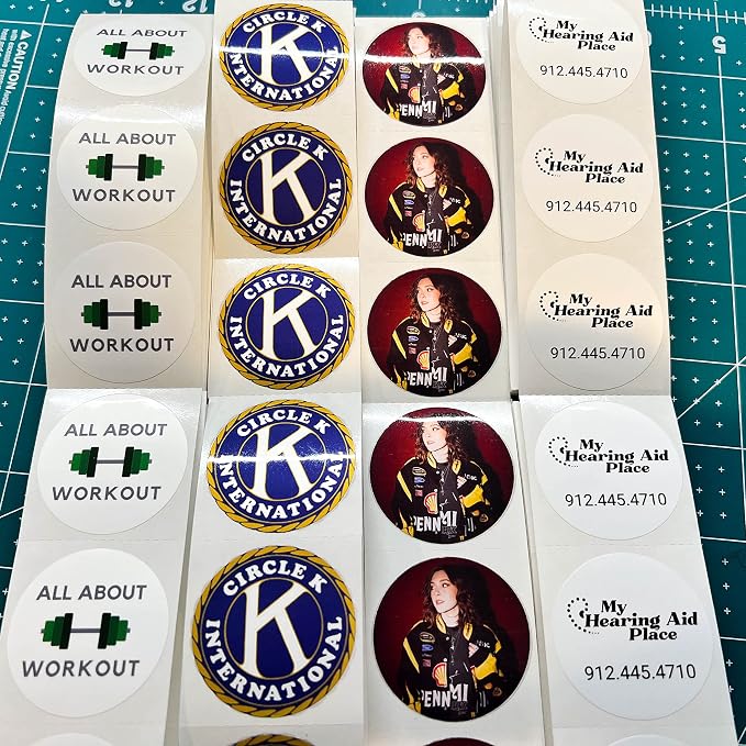 150 Custom Circle/Square BOPP Roll Labels- Personalized Stickers - Image 9
