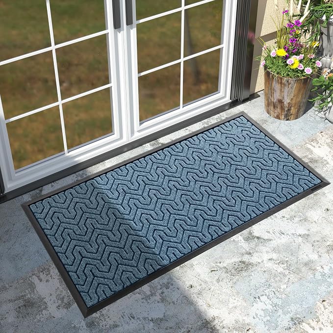 Yimobra Large Door Mat Outside Entrance 47x24, Waterproof Heavy Duty Outdoor by Yimobra