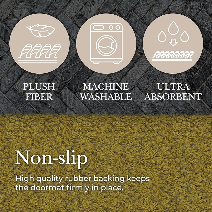 Premium Microfiber Indoor Door Mat – 36"x72" Washable Entry Mat, Waterproof - Image 8