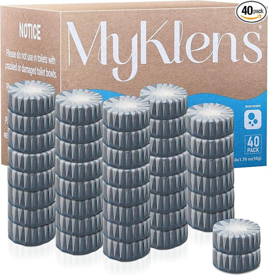 Toilet Bowl Cleaner Tablets, Automatic Toilet Tank Cleaner by MyKlensLife
