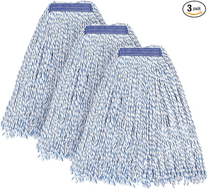 MATTHEW CLEANING Looped-Open Cotton Wet Mop 1.25'' Universal Headband Heavy by MATTHEWCLEANINGPRODUCTS
