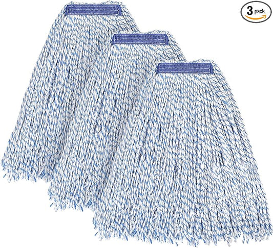 MATTHEW CLEANING Looped-Open Cotton Wet Mop 1.25'' Universal Headband Heavy by MATTHEWCLEANINGPRODUCTS