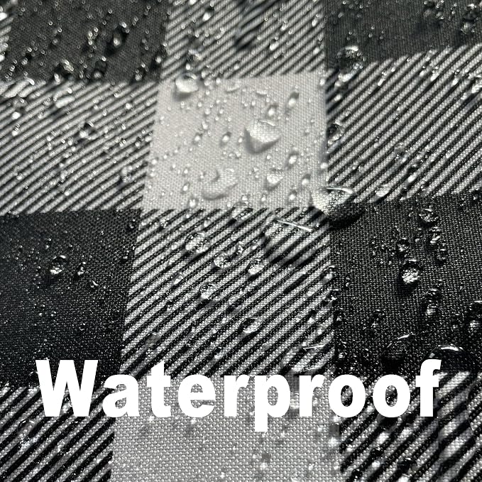 Waterproof Plaid Tablecloth Fabric - Image 2
