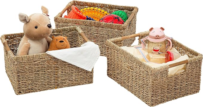 Large Wicker Basket Rectangular - Image 7