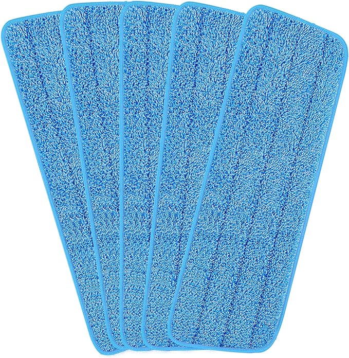 16.5 inch Reusable Mop Pads Microfiber Spray Mop Replacement Heads by H-Gamely
