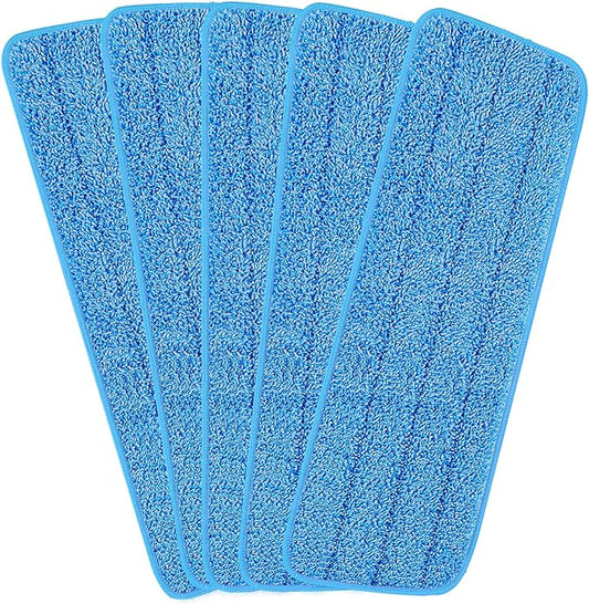 16.5 inch Reusable Mop Pads Microfiber Spray Mop Replacement Heads by H-Gamely