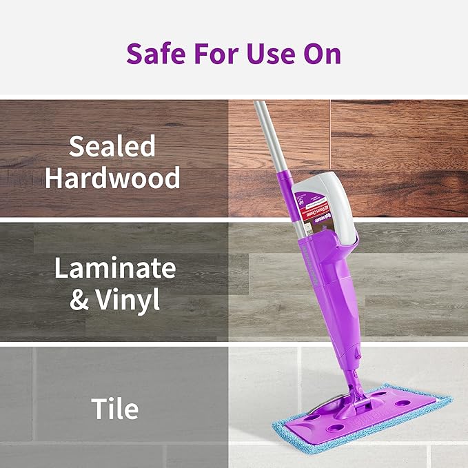 Rejuvenate Click N Clean Multi-Surface Spray Mop All-in-One Kit Cleans and - Image 3