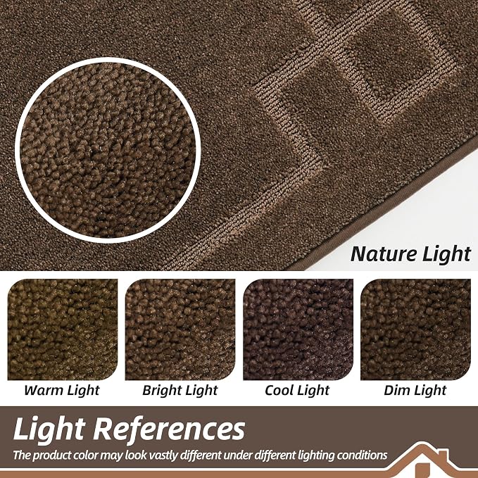 BEQHAUSE Door Mat 36" x 60", Non-Slip Door Mats Indoor Entryway Rugs Washable - Image 8