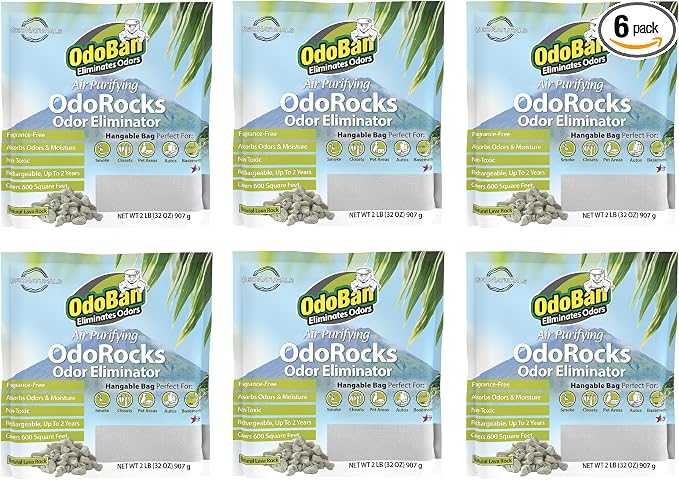 OdoBan Air Purifying OdoRocks Natural Odor Eliminator Made from Natural by OdoBan