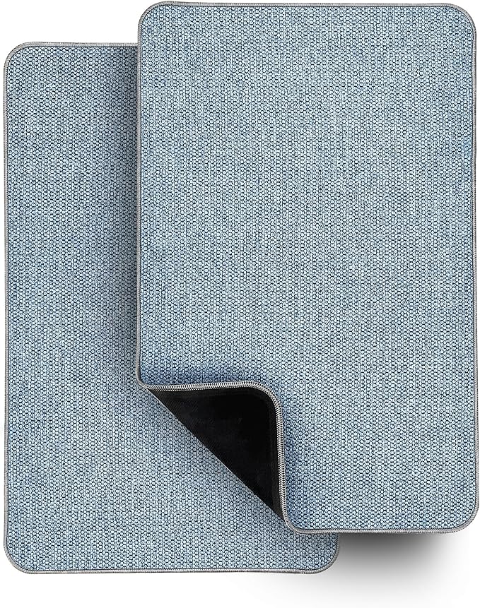 Bath Mat, Ultra Thin Bathroom Rugs, Rubber Bath Mats by BosapDirect