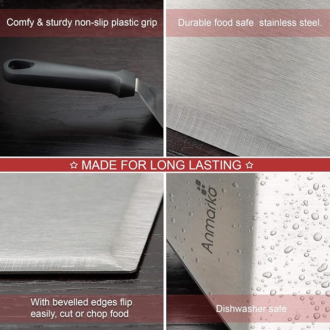 Metal Spatula Stainless Steel and Scraper - Image 3