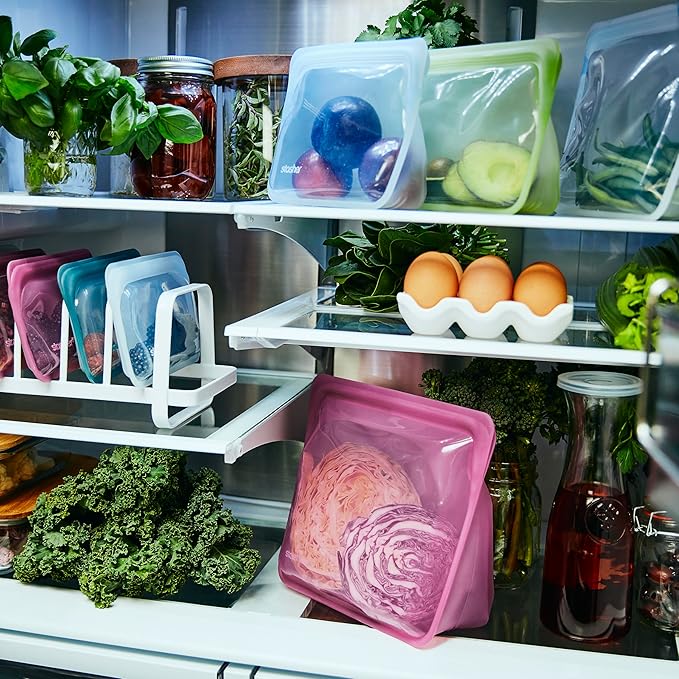 Stasher Premium Silicone Reusable Food Storage Stand-Up Bag Mega, Sous Vide - Image 3
