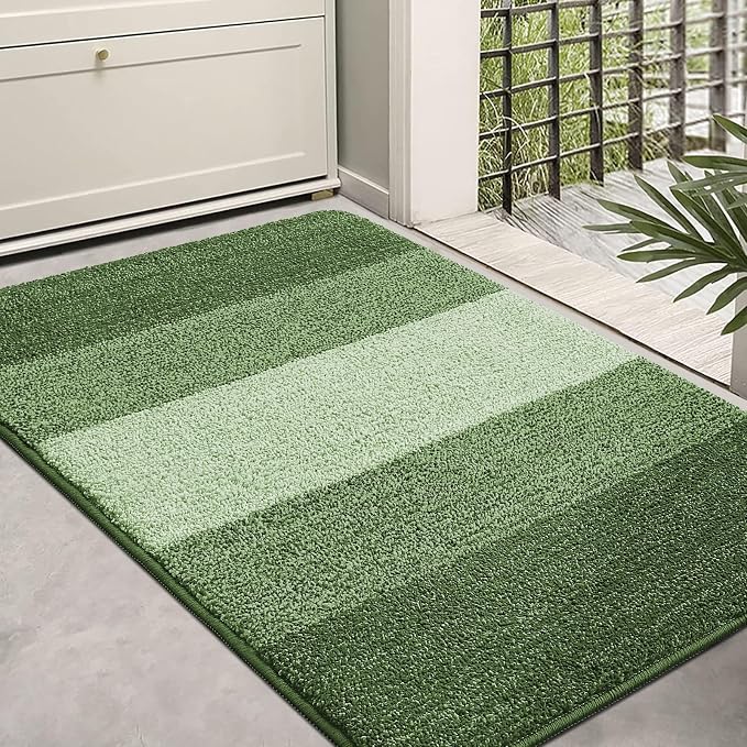 Kitinjoy Indoor Outdoor Door Mat, 36x24 Non-Slip Absorbent Dirt Trapper by Kitinjoy