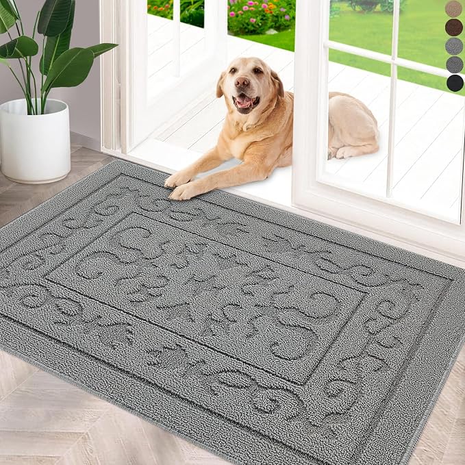 FONEYI Indoor Door Mat 32" x 48", Dirt Trapper Door Mats Non-Slip Entryway Rugs by FONEYI