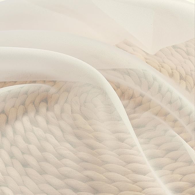 Chyhomenyc Cream Sheer Valances - Image 7