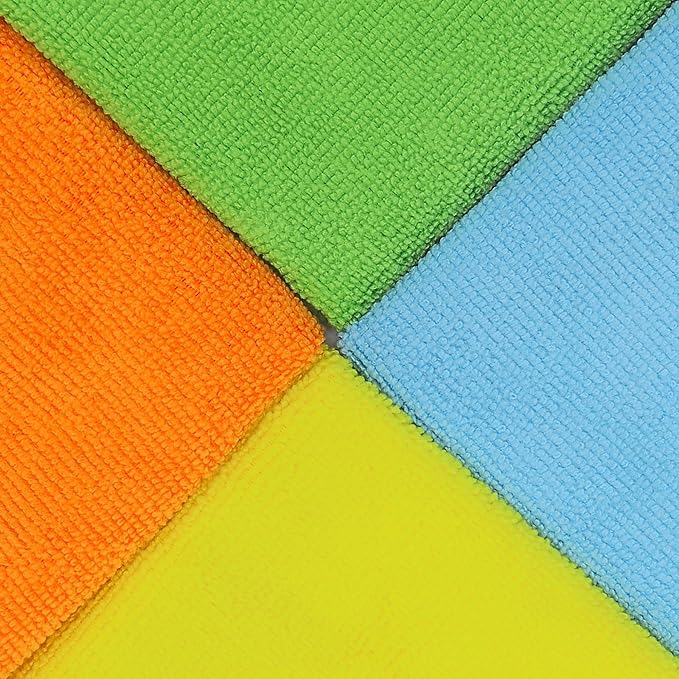 Simple Houseware Microfiber Cleaning Cloth 150 Pack, 4 Colors - Image 3