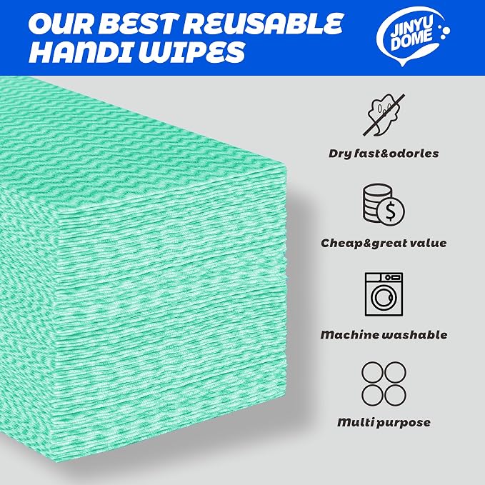 Handi Wipes Reusable Cloths, Heavy Duty J Cloth - Image 3