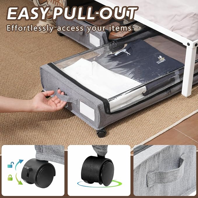 UnderBed Storage Containers, UnderBed Shoe Storage - Image 6