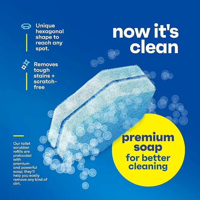 Disposable Prefilled Toilet Cleaning Scrubbers - Image 3