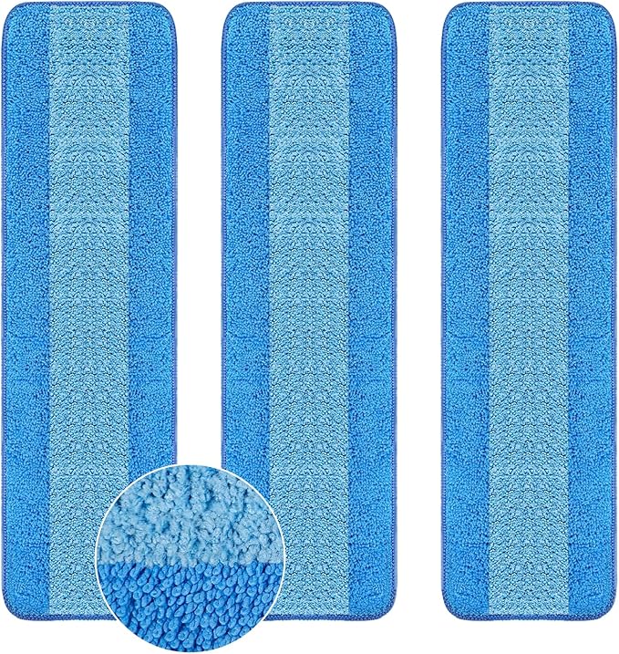 3 Pack Microfiber Cleaning Pads are Compatible by wlich